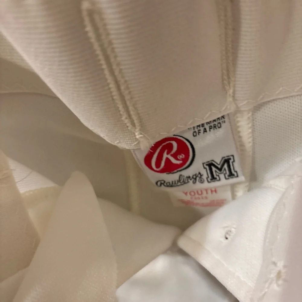 Rawlings Boys Classic White Sports Pants
